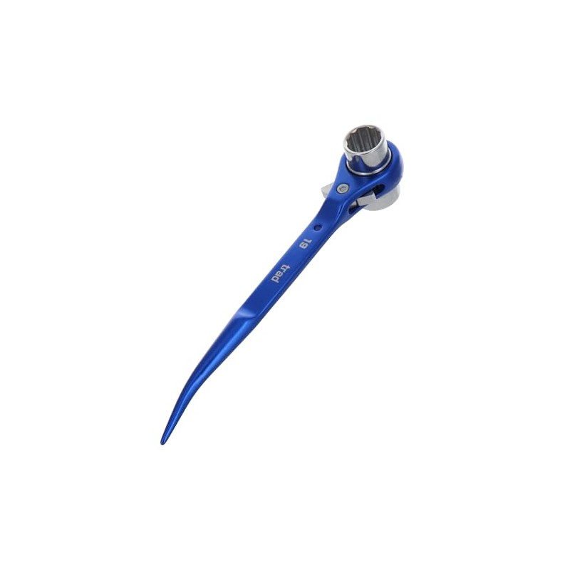 Sankyo Corporation TAR-1921 Trad Aluminum Double-Ended Ratchet Wrench with Chino,