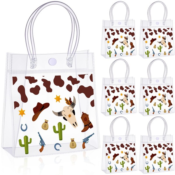Sweetude 24 Pcs Western Cowboy Party Favor Bags Bulk with