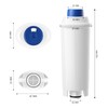 Finsna Water Filter Replacement for De'Longhi DLSC002, Compatible with Magnifica