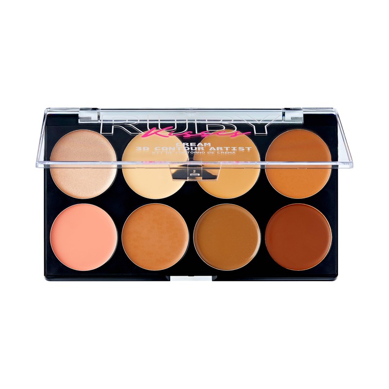 Ruby Kisses 3D Face Creator Cream Foundation & Concealer, 12