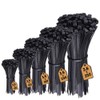 Hashtnagar Cable Ties Black Plastic, Pack of 500 Nylon PA66