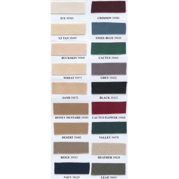 Do-it-Yourself Carpet and Area Rug Binding (22 Colors Available) - Quantity 1 = 5 Foot Section, Beige