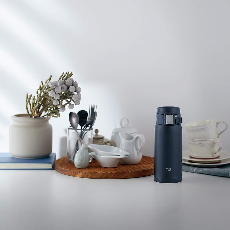 Zojirushi SM-SF36-AD Canteen For Drinking Directly (One Touch Opening), Stainless