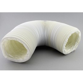 PVC Flexrohr Flex Flexibler Ø 125 mm 12,5 cm Rohr 3 m Meter Länge Flexschlauch Schlauch Abzug