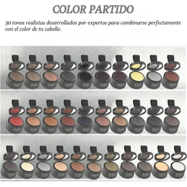 Cubre Canas Para Mujer, Retoque De Canas Para Mujer, Retocador De Raices Polvos Retoca Raíces, Polvo Voluminizador Cabello Magic Root Touch Up (11# Roja Vibrante)