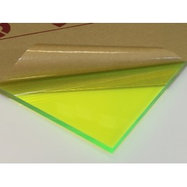 Fluorescent Green Acrylic Plexiglass 9093-1/4" Thick (12" x 36")