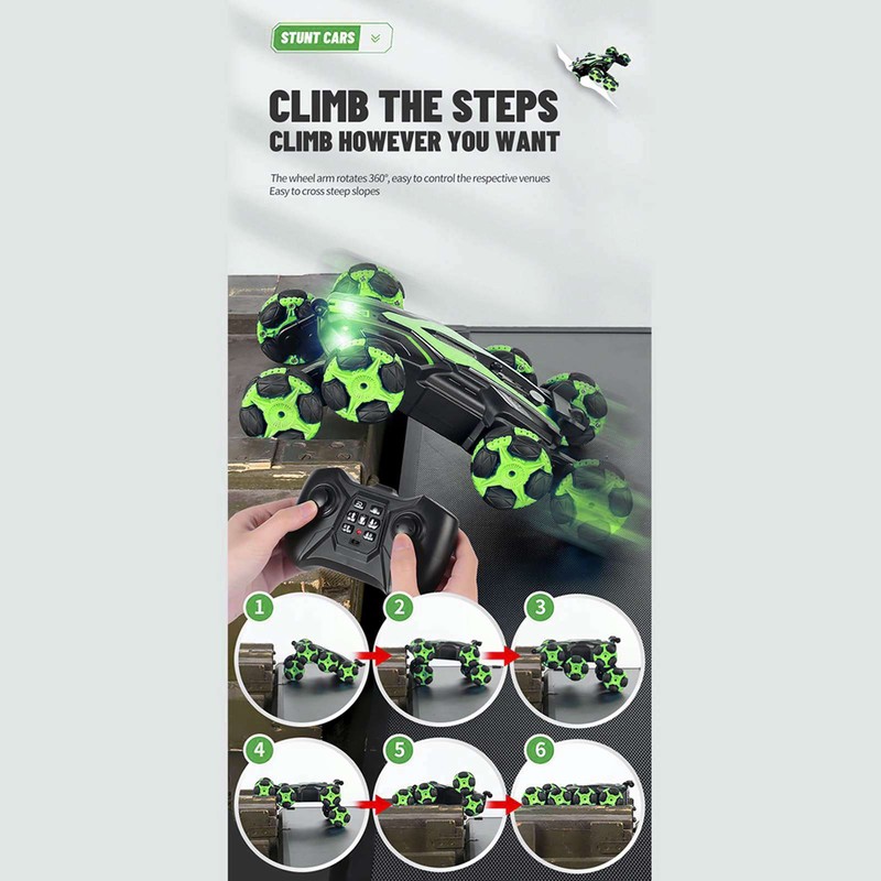 RC Stunt Car for Kids 2.4GHz Remote Control Stunt Car