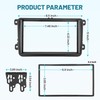 NuIth Double DIN Radio Dash Kit W/Radio Wire Harness for