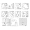 Free Motion Quilting Template Set - Set of 11 Acrylic