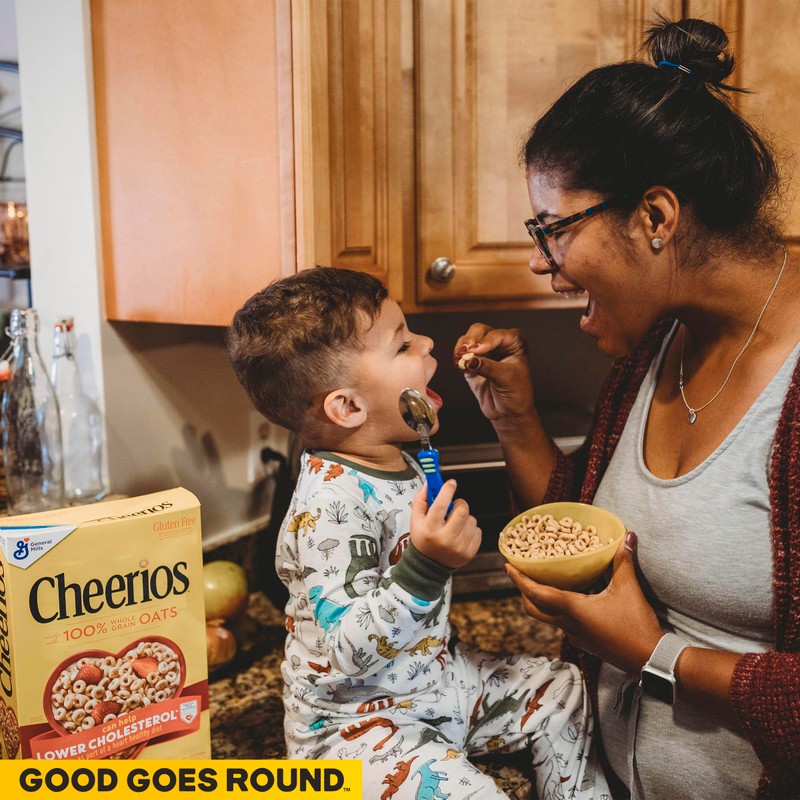 Cheerios, Heart Healthy Gluten Free Breakfast Cereal, Family Size, 18