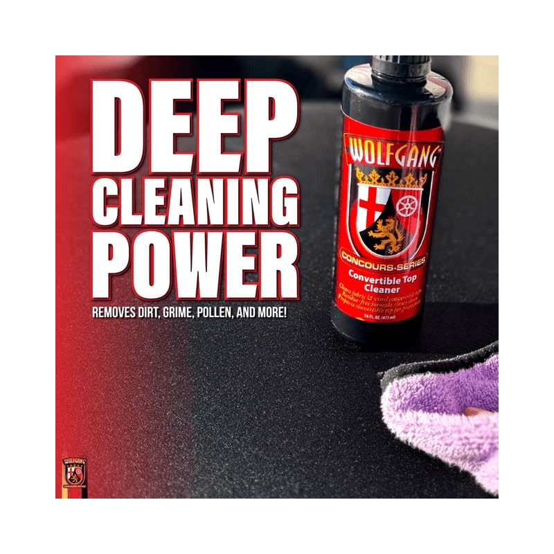 WOLFGANG CONCOURS SERIES Convertible Top Cleaner | Spray-On Cleaner for