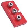 Wood Doweling Jig Drill Guide 3 in 1 Locator Hole