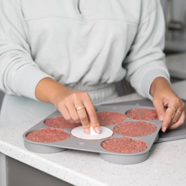 Outset Burger Patty Maker and Storage Tray, 8 Patty Capacity