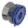 1 Pair NAB Hub Adapters Polished Aluminum Alloy Universal Loading