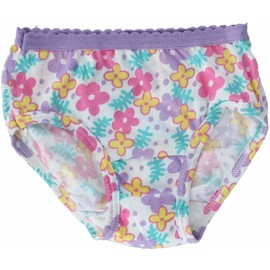 Fruit of the Loom Toddler Girls 10 Pack Assorted Cotton Brief Underwear, 4T/5T,