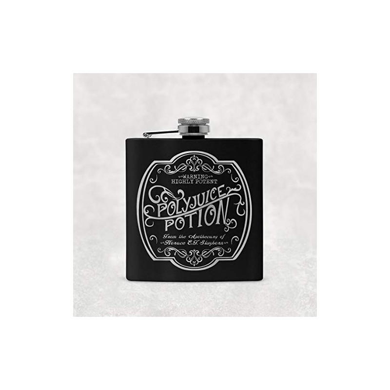 Magical Wizard Polyjuice Potion 6oz Hip Flask with Gift Box