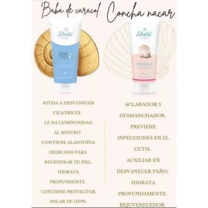 Tratamiento Para Manchas Cara Y Cuello - Concha Nacar, Sheló