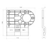 Professional Guide Rail Adapter for Bosch GKF 12V-8 for Makita/Bosch/Festool