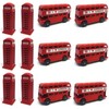 Set of 10 London 3D BUS & TELEPHONE Box Magnet