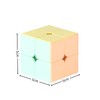 maarku Cute Macaron Puzzle Cube, Brain Training, 3D Puzzle, Game,