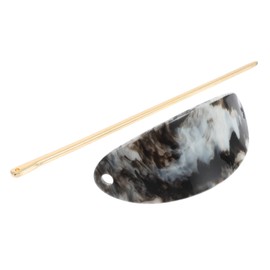 minkissy Novel Design Acrylic Hair Stick Fork Hairpin 2 Pack Hairpin for Women Hair Bun Ponytail Holder Hair Accessories for Girls