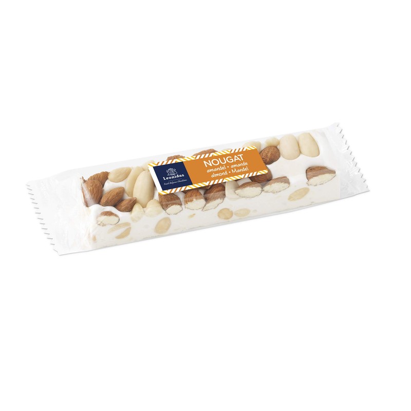 Leonidas Soft Nougat with Almonds, Set of 3 (Almond Nougat,