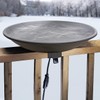 Wild Bird Lover's Heated Bird Bath w/Deck Rail Brackets, 20"