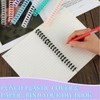 Jindizi 12 Pcs Plastic Loose-Leaf Coil Comb Plastic Notebook Spines,