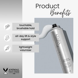 Kenra Professional Platinum Boosting Spray-Foam 17 | Volumizing Styling Spray | Touchable, Brushable Hold | All-Day Lift & Style Support | Lightweight Volumizer | All Hair Types | 8 oz