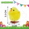 12PCs Easter Chicks, Mini Easter Chicks Yellow Easter Chenille Chicks