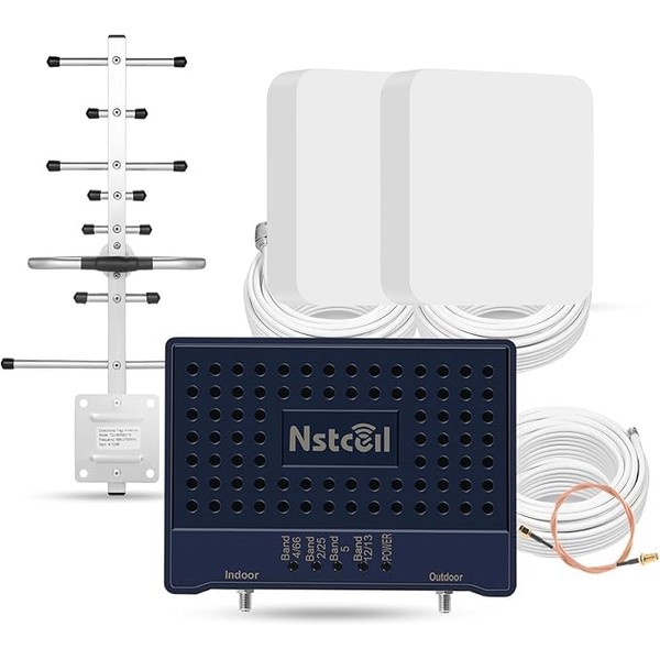 Cell Phone Booster for Home & Multi-Room,Up to 7,000 sq