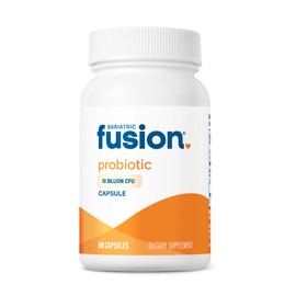 Bariatric Fusion Cápsula Probiótica con 10 Mil Millones UFC de Bacillus Coagulans, Fácil de Tragar, 60 Cápsulas                                       