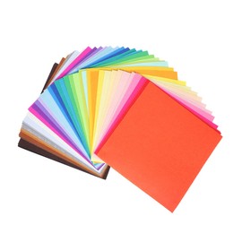 SHINEOFI 40Pcs Square Felt Sheets for DIY Craft Making Non Woven Craft Tools for Kindergarten Projects Soft and Durable Felt Cloth Pieces for Creative Handicraft Activities