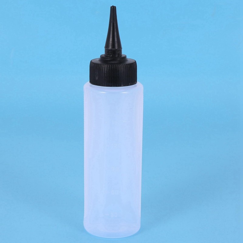 10X 150Ml Salon Hair Color Measuring Applicator Bottle Scale Hairdressing
