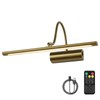 JOOSENLUX Battery Operated Picture Lights Gold Wall Lights Wireless Flexible