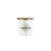 Purely Home Tarragon Green Herbs Storage Canister - White And