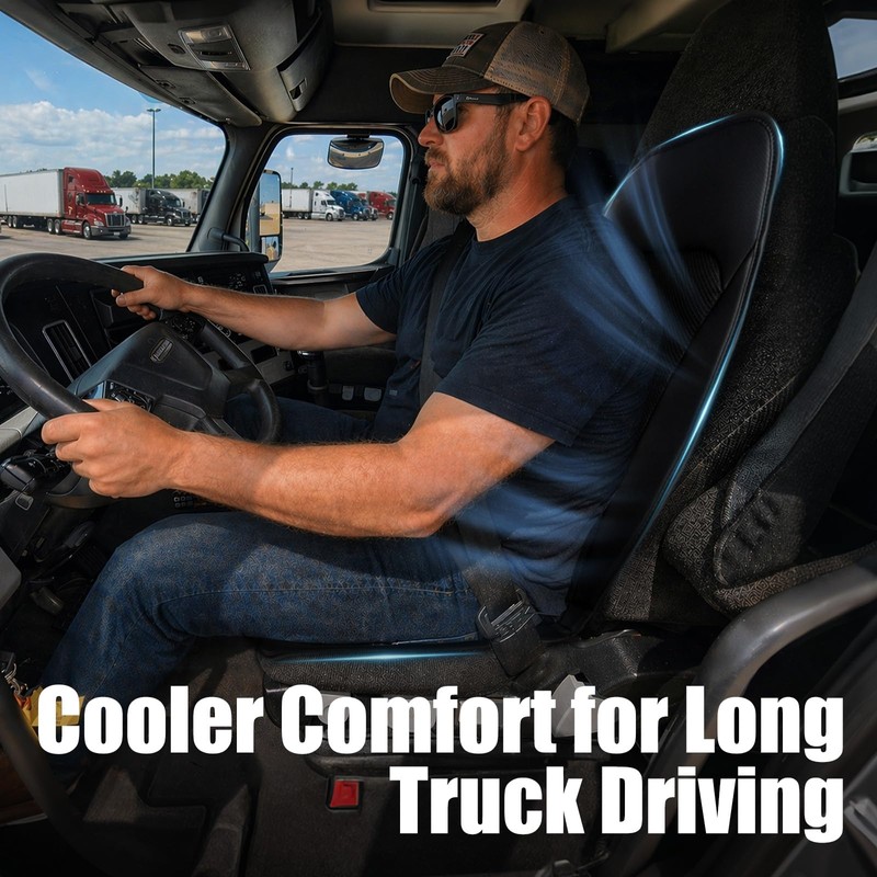 DiHTing Cooling Car Seat Cover, Air-Cooled Seat Covers Front Seat