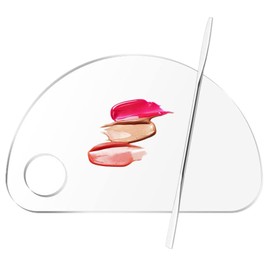 EUSTACE Spatula, Stainless Steel, Makeup Palette, Cosmetic Tool, Makeup Spatula, Concealer, Foundation, Eyeshadow, Metal Makeup Spatula, Special Makeup