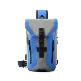 FANDARE Anti-Theft Chest Bag, Sling Bag with USB Shoulder Bag, Men's Large Capacity Crossover Bag, Shoulder Bag for School, Outdoor Sports, Hiking, Cycling, Mountaineering, Travel, Durable Polyester,