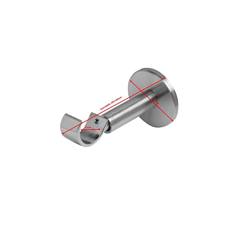 ABC Decor 35mm Design Curtain Pole Bracket, for 35mm Trade