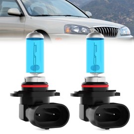 LECCIBUB Fog Light Bulbs Compatible With Hyundai Elantra 2004-2006, 9006 Fog Lights Halogen Light Bulb, Super Bright 6000K White, Plug and Play, Pack of 2