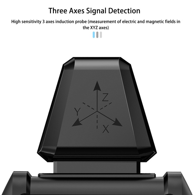 EMF Meter High Accuracy Sound Light Alarm LCD Backlit Display