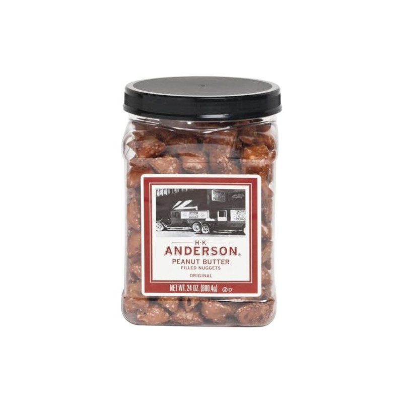 H.K. Anderson Peanut Butter Filled Pretzels 24 oz. Jar