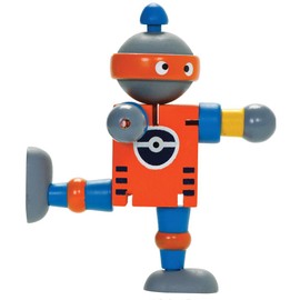Wooden Robot Flexi Toy (Colour May Vary - One sent at Random)