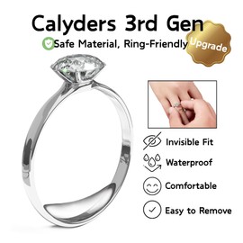 Calyders 3rd Generation Ring Sizer – Magic Resin Invisible Ring Adjuster for Loose Rings, Upgraded Easy Tube Application & Waterproof