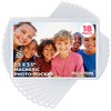 Freez A Frame Clear Magnetic Picture Frame Pockets For Refrigerator School Locker, or any Magnetic Surface 18 Pack Holds 2.5” x 3.5” Photos (2.5 x 3.5)
