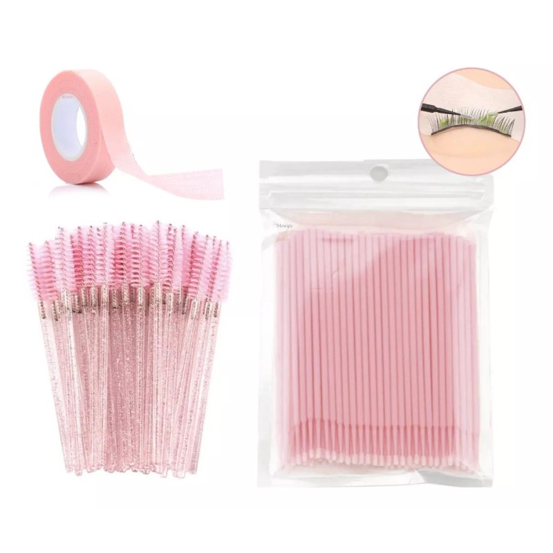 Iconsign 100 Microbrush + 50 Cepillos De Pestañas + 1
