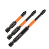 HUHAO Magnetic Drill Bits, 3pcs Non Slip Screwdriver Bit Set