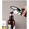 Heavy Duty Stainless Steel Manual Can Opener,Smooth Edge,Comfortable Soft Handle,Rust