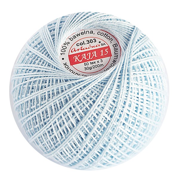 Cotton Crochet Yarn Double Mercerized Thread 220yd/200m Ball 1.05oz/30g Knitting